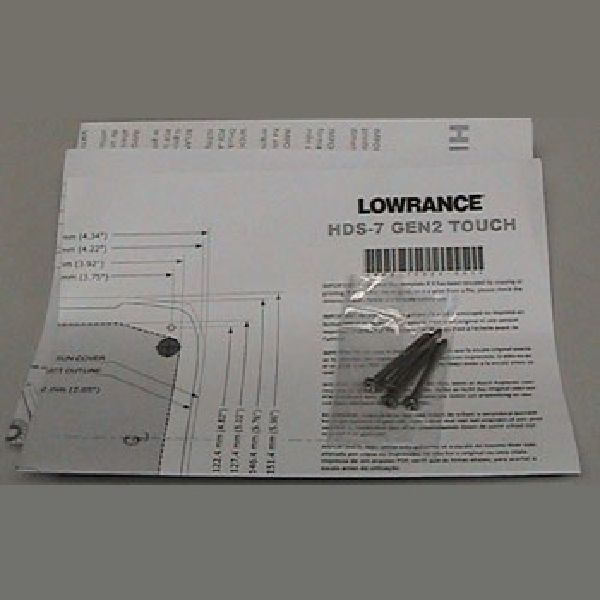 Flush Mount Countour Kit for HDS Gen2 Touch