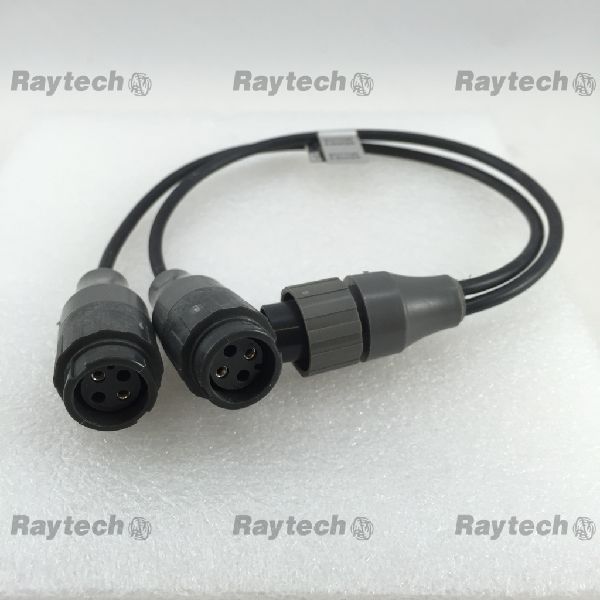 Y Cable Grey Connector 1 Male (Sonar) 2 Female (Transducer) for ScanPac
