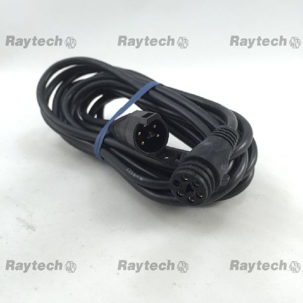 XT-12BK, Extension Cable for Transducer 12 Feets (3.7 Meter) Black Connector (UniPlug) 384kHz