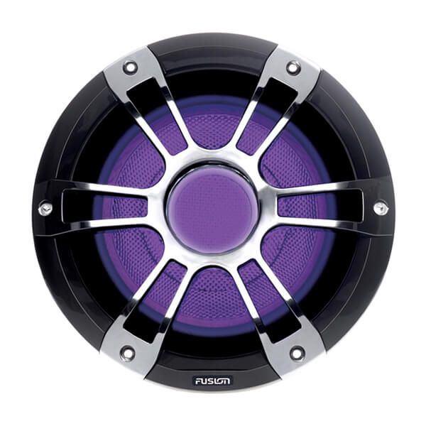 Subwoofers marins Signature Series 3 - Subwoofer marin sport chromé de 10" 600 watts avec CRGBW