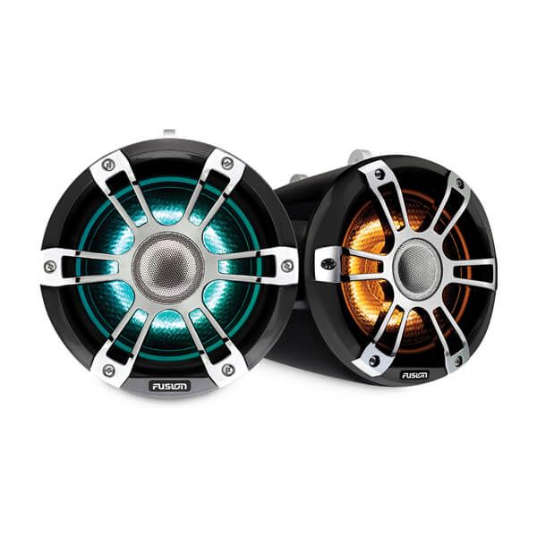 Signature Series 3 Marine Wake Tower Speakers - 6.5" 230 Watt Sports Chrome Marine Wake Tower Speak