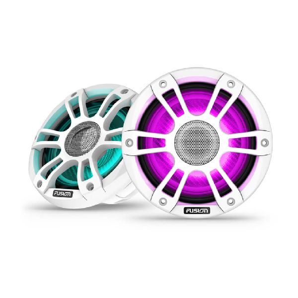 Signature Series 3i Marine Speakers - 6.5" 230-watt Coaxial Sports White with CRVBW Light (Pair)