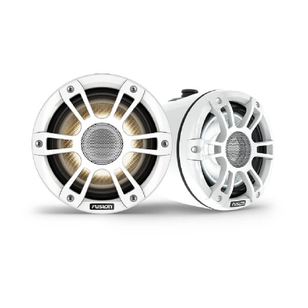 Signature Series 3i Marine Speakers - Wake Tower 6.5" 230-watt Sports White with CRVBW Light (Pair)