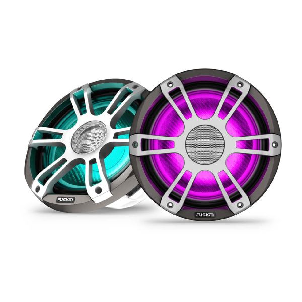 Signature Series 3i Marine Speakers - 8.8" 330-watt Coaxial Sports Gray with CRVBW Light (Pair)