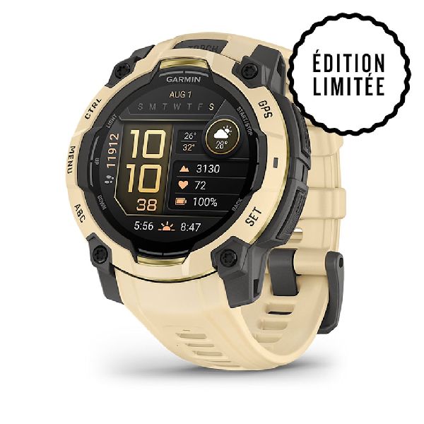 Instinct® 3 – 45 mm, AMOLED - Citrine with Citrine Band