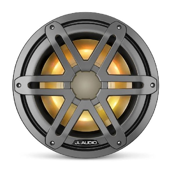 Subwoofer marin JL Audio® M3 10" avec LED et grille grise Sport
