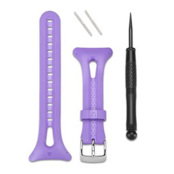 Bracelet de Montre ForeRunner® 10/15 - Silicone Violette Petit avec Fermeture Argent
