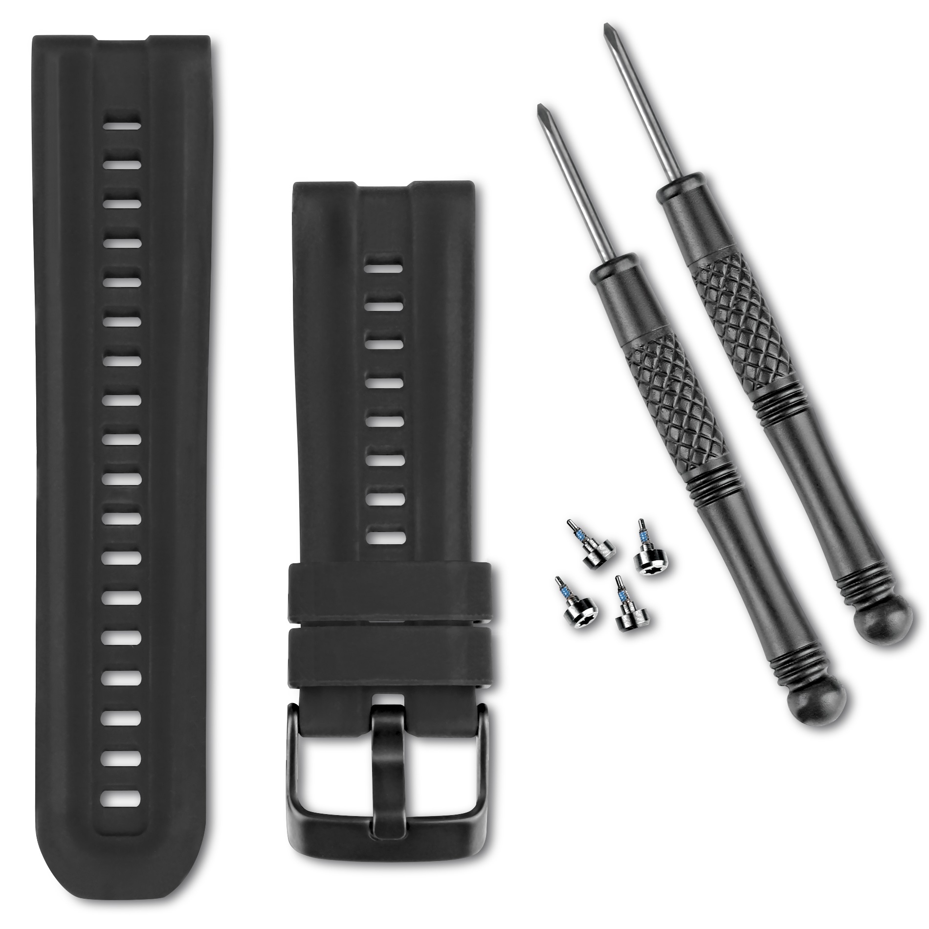 Watch Band Fenix®, Fenix® 2, Quatix®, Tactix®, D2™ Black Silicone