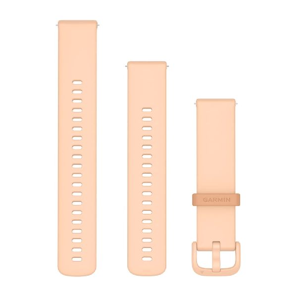 Quick Release Bands (20 mm) - Pink Dawn Silicone with Pink Dawn Hardware