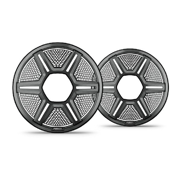 Fusion Apollo™ Speaker Grilles - 8.8" Shielded Gray Speaker Grilles (Pair)