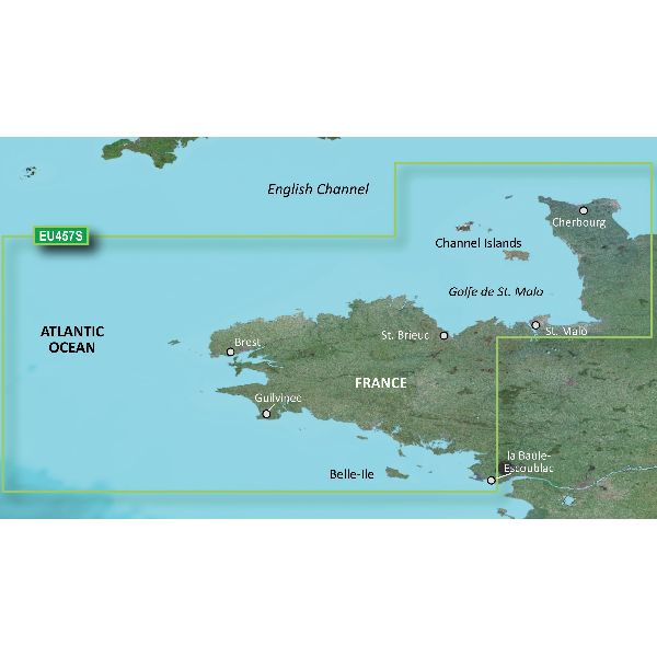 BlueChart® g3 Vision - France, Bretagne Charts - VEU457S