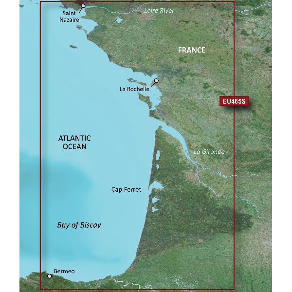 BlueChart® g3 Vision - France, La Baule to San Sebastian Charts - VEU465S