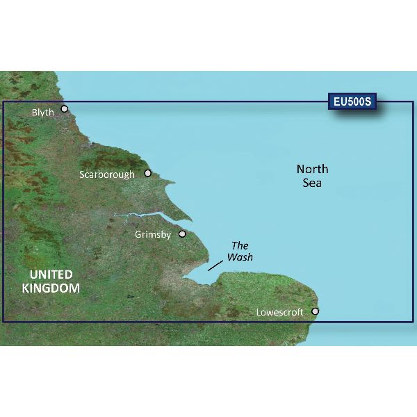 BlueChart® g3 Vision - Great Britain, Blyth to Lowestoft Charts - VEU500S