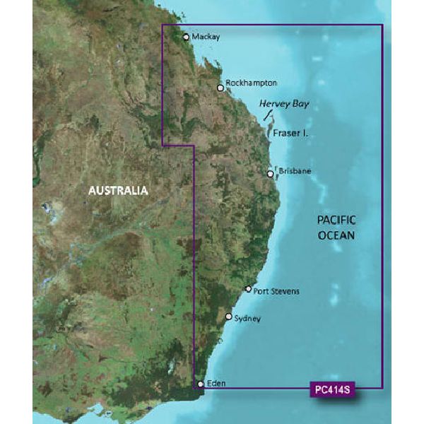 BlueChart® g3 - Australia, Mackay to Twofold Bay Coastal Charts - HXPC414S