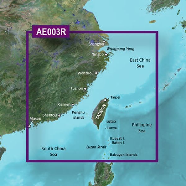 BlueChart® g3 - Cartes Taïwan - HXAE003R