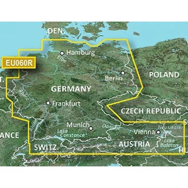 BlueChart® g3 - Germany Lakes and Rivers Charts - HXEU060R