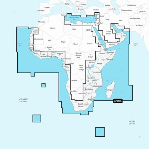 Garmin Navionics+™ - Africa & Middle East - NSAF630L