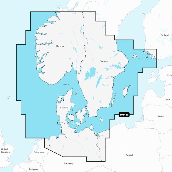 Garmin Navionics Vision+™ - Scandinavia, South & Germany, North - NVEU645L