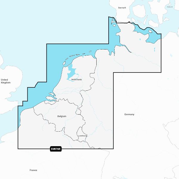 Navionics+™ - Benelux & Germany, West - NAEU076R