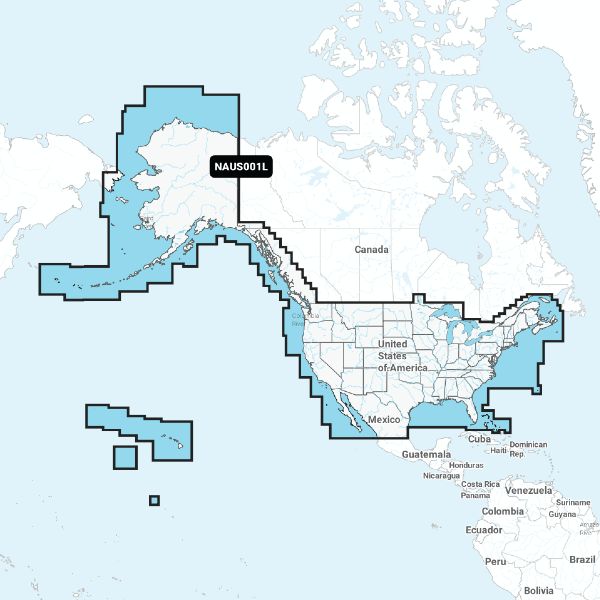 Navionics®+ - U.S. & Coastal Canada - NAUS001L