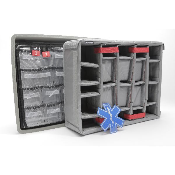 Case Nanuk 945 Lid Organizer & Padded Dividers for EMS