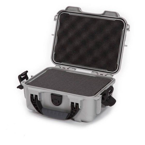 Case Nanuk 904 Silver with Cubed Foam