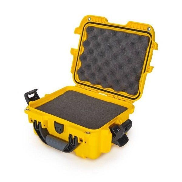 Mallette Nanuk 905 Jaune avec Fermoirs TSA PowerClaw et Mousse Cubique
