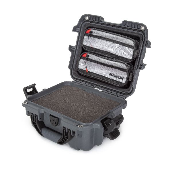 Mallette Nanuk 905 Graphite avec Mousse Cubique et Organisateur de Couvercle