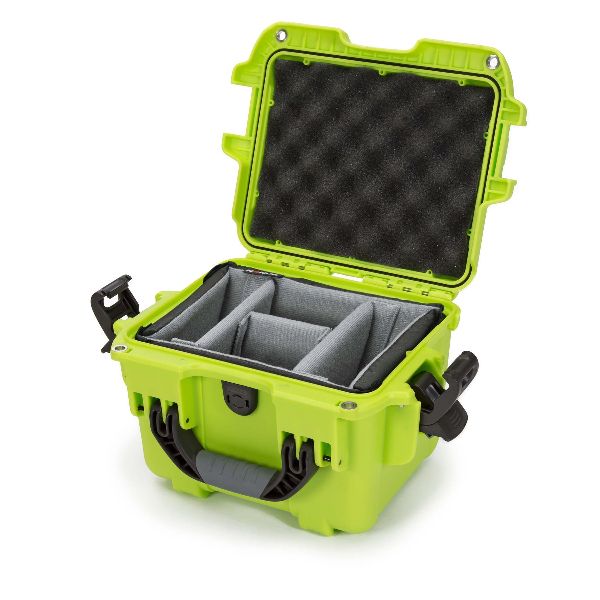 Case Nanuk 908 Lime with Dividing Pad