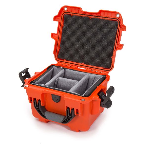 Case Nanuk 908 Orange with Dividing Pad