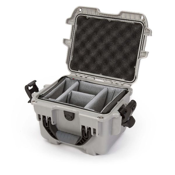 Case Nanuk 908 Silver with Dividing Pad