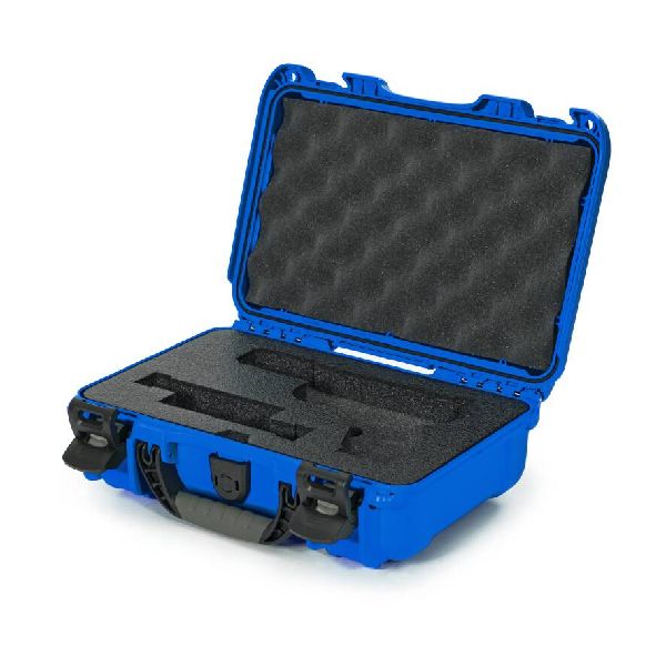 Case Nanuk 909 Blue with Pre-Cut GLock Pistol Foam