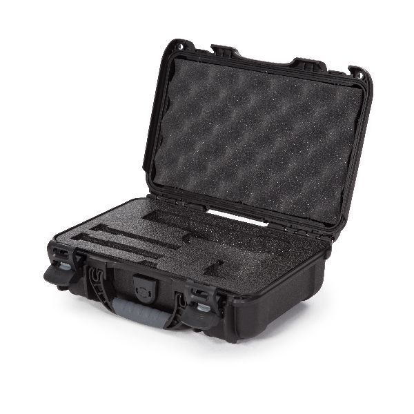 Case Nanuk 909 Black with Pre-Cut Classic Pistol Foam