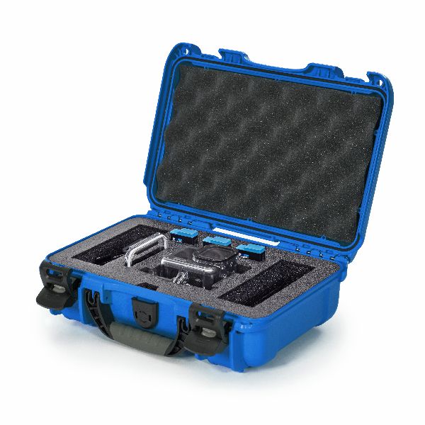 Mallette Nanuk 909 Bleu avec Mousse Pré-Coupé pour Go Pro Hero 9 ou 10