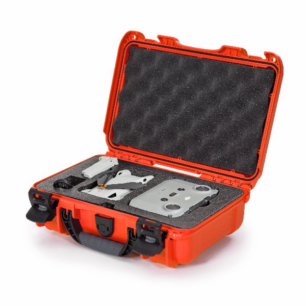 Case Nanuk 909 Orange with Pre-Cut DJI Mini 3 Pro Foam