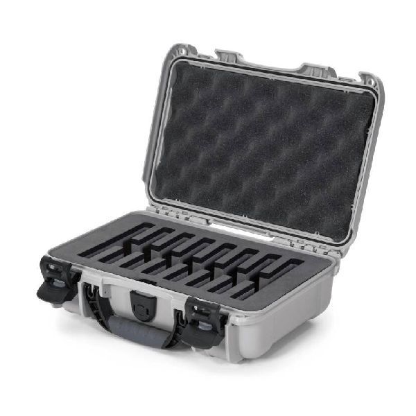 Case Nanuk 909 Silver with Pre-Cut 8 Knives Foam