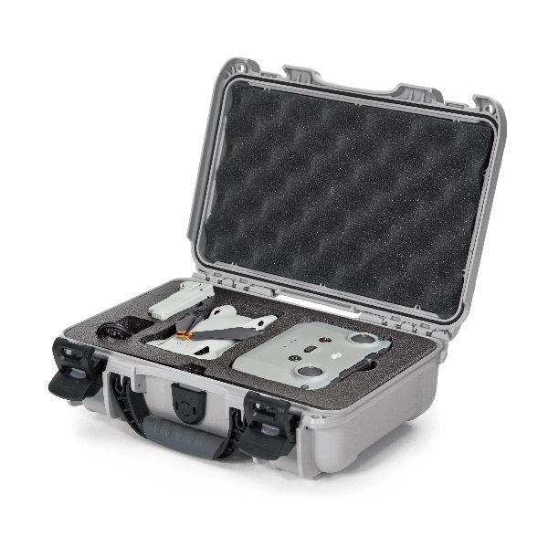 Mallette Nanuk 909 Argent avec Mousse Pré-Coupé pour DJI Mini 3 Pro