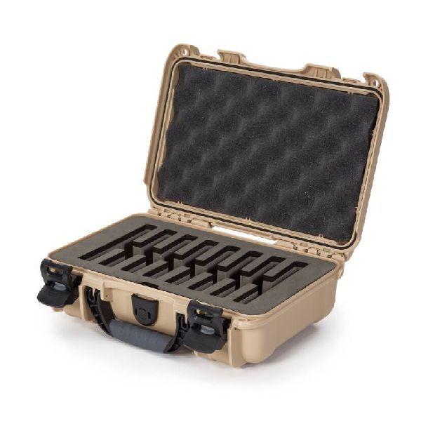 Case Nanuk 909 Tan with Pre-Cut 8 Knives Foam