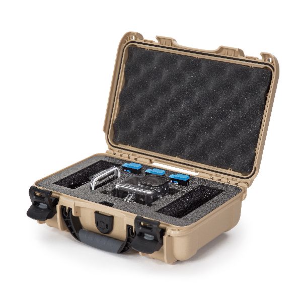 Mallette Nanuk 909 Tan avec Mousse Pré-Coupé pour Go Pro Hero 9 ou 10