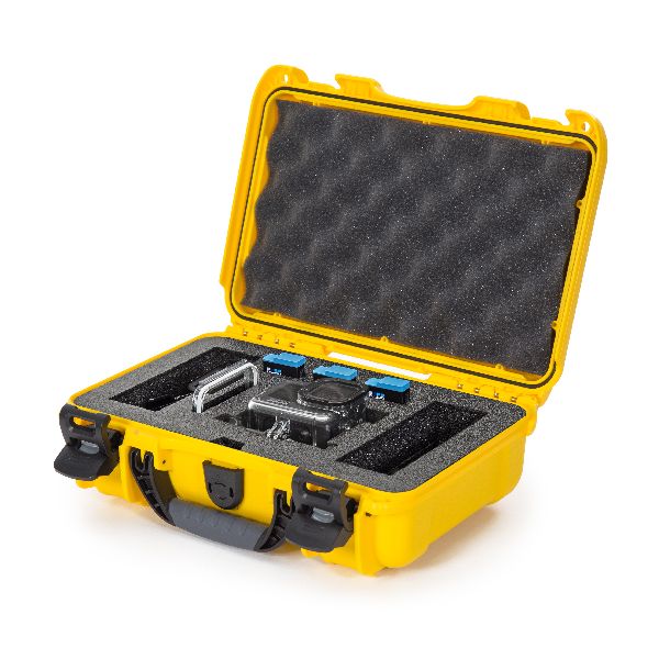 Mallette Nanuk 909 Jaune avec Mousse Pré-Coupé pour Go Pro Hero 9 ou 10