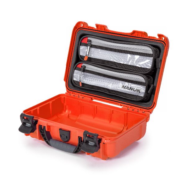 Case Nanuk 909 Orange with Lid Organizer