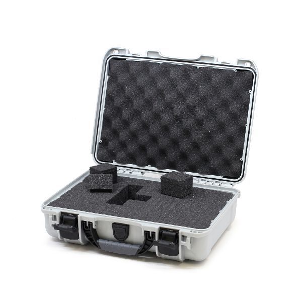 Case Nanuk 910 Silver with Cubed Foam