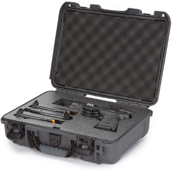 Case Nanuk 910 Graphite with Pre-Cut Pistol Optic Ready Foam
