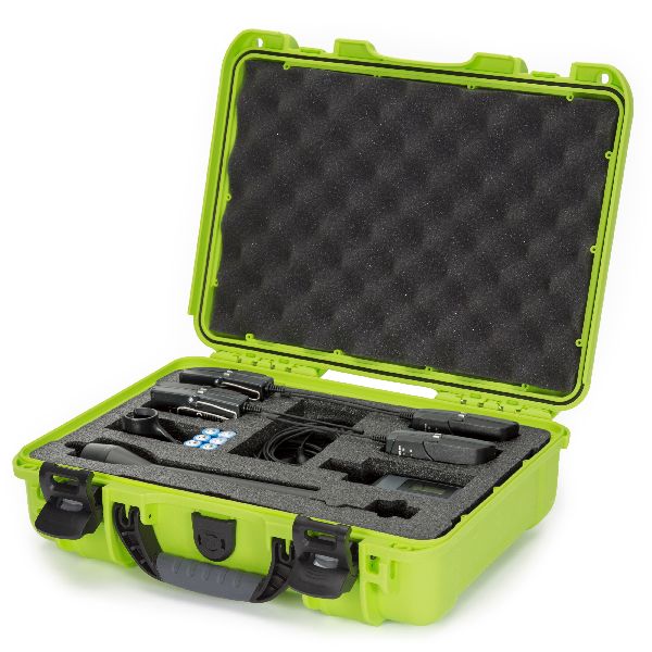 Case Nanuk 910 Lime with Pre-Cut Sennheiser™ ENG or Senal™ System Foam