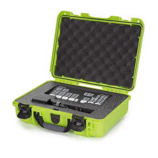 Case Nanuk 910 Lime with Pre-Cut Blackmagic® Design ATEM Mini Pro Foam