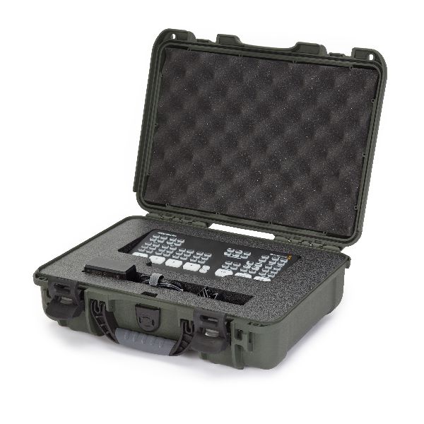 Case Nanuk 910 Olive with Pre-Cut Blackmagic® Design ATEM Mini Pro Foam