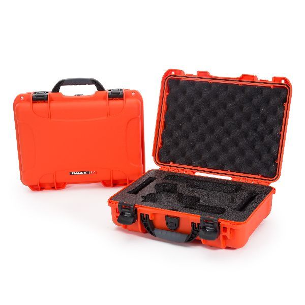 Case Nanuk 910 Orange with Pre-Cut Glock® 2 Up Pistol Pistol Foam