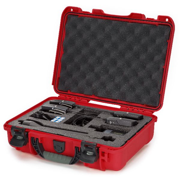 Mallette Nanuk 910 Rouge avec Mousse Pré-Coupé pour système Sennheiser™ ENG ou Senal™