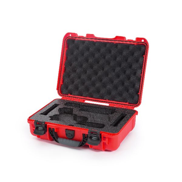 Case Nanuk 910 Red with Pre-Cut Glock® 2 Up Pistol Pistol Foam