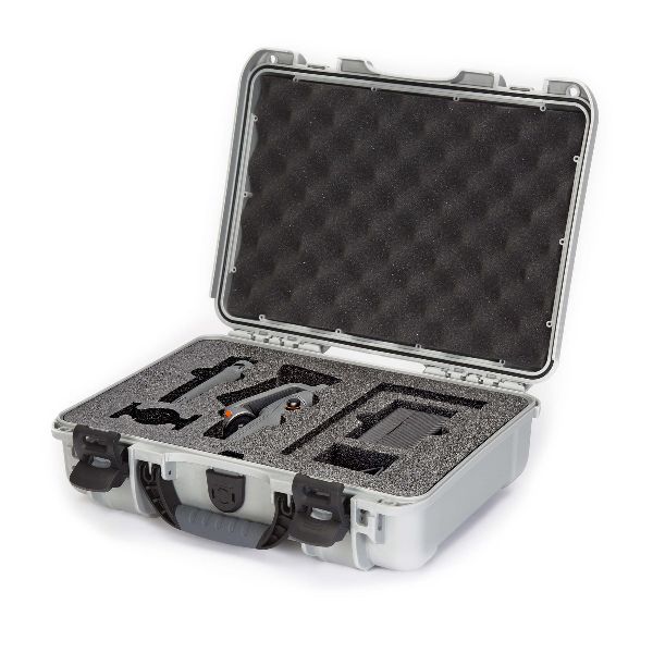 Case Nanuk 910 Silver with Pre-Cut DJI 6 VLOG Combo Mobile Foam